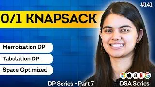 Thumbnail: DP 8. 0/1 Knapsack | Recursion to DP Solution | Space Optimized