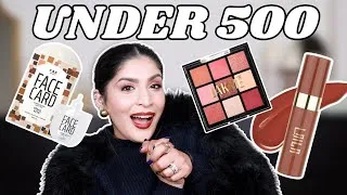 Thumbnail: Top 5 Under ₹500 | Amazing Affordable Makeup | Shreya Jain