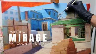 Thumbnail: I Painted CS2's Most Iconic Map in Oil Paint | Mirage B Site