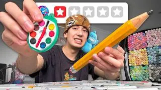 Thumbnail: I Tested CURSED 1-Star Art Supplies... 👀🎨