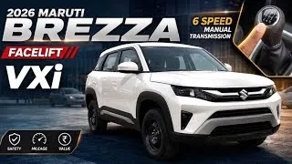 Thumbnail: 2026 Maruti Brezza VXI Facelift Full Walk-around | Shrish Kaushik