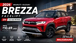 Thumbnail: 2026 Maruti Brezza ZXI Facelift 1.5L NA Petrol | ₹10.69 Lakh | Shrish Kaushik 
