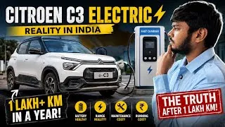 Thumbnail: Reality of the Citroën C3 Electric in India⚡️ | 1 Lakh+ KM Owner Review | Shrish Kaushik