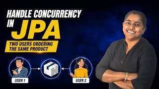 Thumbnail: Handle Concurrency in JPA — Two Users Ordering the Same Product