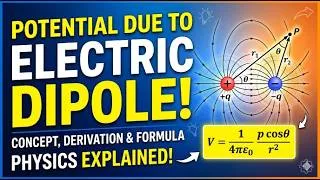 Thumbnail: Potential at any point due to electric dipole 1