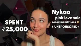 Thumbnail: My Nykaa Pink Love Sale recommendations (unsponsored) ✨💗/ My favourites ⭐️