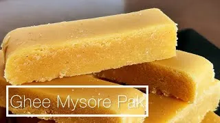 Thumbnail: Mysore Pak Recipe | Quick Diwali Sweet recipe | Ghee mysore pak | एक बार बना लिए तो बार-बार बनायेंगे