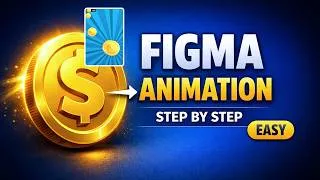 Thumbnail: How I Created This Smooth Coin Animation in Figma 💰 | Full Prototype Tutorial❤️ #figmadesign