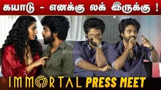 Thumbnail: Q&A Session with GV Prakash Kumar | Immortal Trailer Launch | Kayadu Lohar