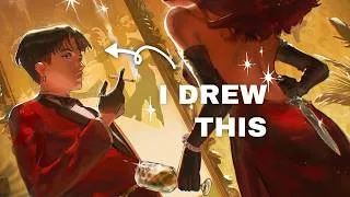Thumbnail: How I made a Cover Art for an Indie Artist || DIGITAL PAINTING PROCESS