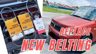 Thumbnail: Changing belting / Tukar Belting Perodua Kelisa #cardiy #automobile #kelisa #mechanic #projectcars