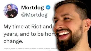 Thumbnail: Mortdog leaves Riot Games | shurkou reacts