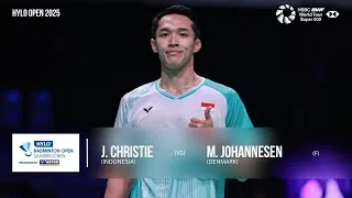 Thumbnail: Super Final!🔥Jonatan Christie vs Magnus Johannesen | HYLO Open 2025