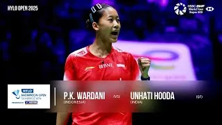 Thumbnail: Nice Matcht!🔥Putri KW vs Unnati Hooda | HYLO Open 2025 