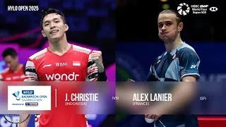 Thumbnail: Intense Battle!🔥Jonatan Christie vs Alex Lanier | HYLO Open 2025