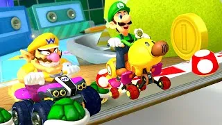 Thumbnail: Mario Kart 8 Deluxe NEW DLC Tracks - Feather Cup 200cc