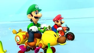 Thumbnail: Mario Kart 8 Deluxe NEW DLC Tracks - Feather Cup 200cc