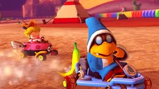 Thumbnail: Mario Kart 8 Deluxe NEW DLC Tracks - Cherry Cup 200cc