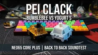 Thumbnail: The PEI Clack Challenger: HMX Bumblebee vs HMX Yogurt S