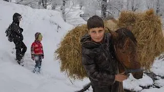 Thumbnail: A Simple Life in the Winter Snow: 60 Minutes of Peace in Northern Iran