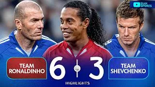 Thumbnail: RONALDINHO, ZIDANE, BECKHAM, KAKÁ E OUTRAS LENDAS CHOCARAM O MUNDO EM 2005 EM PARTIDA BENEFICENTE!