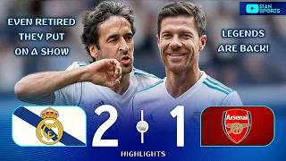 Thumbnail: O RETORNO DAS LENDAS MADRIDISTAS! XABI ALONSO E RAÚL VOLTAM AO REAL E DÃO SHOW HISTÓRICO NO BERNABÉU