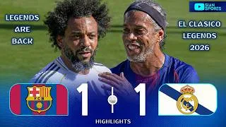Thumbnail: MESMO APOSENTADOS, RONALDINHO E MARCELO VOLTAM A SE ENFRENTAR APÓS 19 ANOS NO EL CLÁSICO DAS LENDAS!