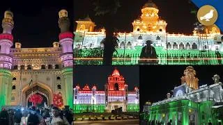 Thumbnail: Hyderabad Heritage sites illuminated for 80th Independence day