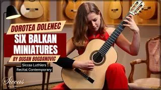 Thumbnail: Dorotea Dolenec plays Six Balkan Miniatures by D. Bogdanovic on a SL Recital Contemporary Guitar