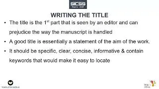 Thumbnail: Day 6: Paper Development and Peer Review Process