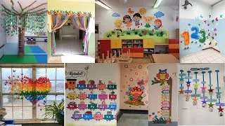 Thumbnail: Easy Preschool Nursery class decoration/Creative Classroom decoration design | Wall hanging design