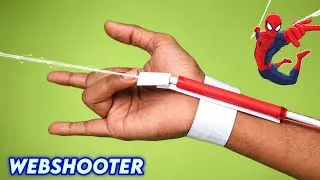 Thumbnail: How to make paper webshooter , Easy spiderman launcher , Rubberband webshooter shooter
