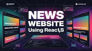 Thumbnail: News Website Using React JS | React JS Project I NewsAPI