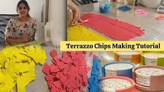 Thumbnail: DIY Terrazzo Chips | Easy Process of Making Terrazzo Chips at Home | Siddhi Art Studio