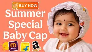 Thumbnail: Summer Special Baby Cap | Cutting and Stitching