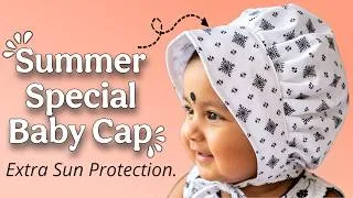Thumbnail: Cute Baby Cap Making Tutorial 👶🧢 | Easy (8 to 12 Months) Baby Hat Sewing at Home (Step by Step)