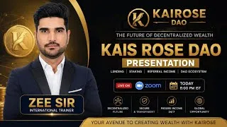 Thumbnail: KAIROSE FULL PLAN TUTORIAL | BY ZEE SENIOR SR | 12 AUGUST | ZOOM SESSION 