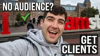 Thumbnail: How to Get Clients With No Audience (5 Ways to Validate Your Service Business)
