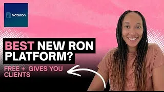Thumbnail: Is this the Best New Remote Online Notary (RON) Platform? Notaron Review