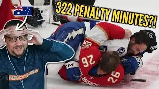 Thumbnail: Aussie Reacts To 322 PENALTY MINUTES?! This NHL Preseason Game Was PURE CHAOS!