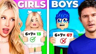 Thumbnail: ROBLOX WHO IS SMARTER.. BOYS VS GIRLS...