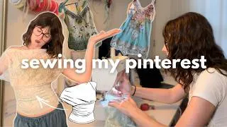 Thumbnail: SEW MY FAIRY PINTEREST BOARD + thrift with me (fairy, whimsical, y2k, ethereal)