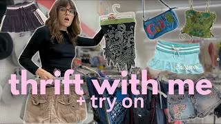 Thumbnail: THRIFT WITH ME + HUGE TRY ON HAUL (insane) | Y2K LIMITED TOO DEADSTOCK (fairy, y2k, zara larsson)