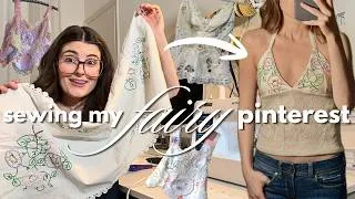 Thumbnail: SEWING MY FAIRY PINTEREST BOARD | upcycling sewing tutorial