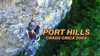 Thumbnail: Looking back at Port Hills climbing 2009