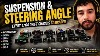 Thumbnail: Suspension & Steering Comparison: Every 1/64 RC Drift Chassis Explained