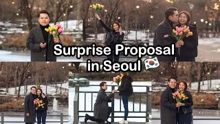 Thumbnail: Behind the Scenes of Surprise Proposal Photoshoot at Yeouido Park in Winters | Seoul Photographer