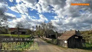 Thumbnail: MARAMURES Scenic Drive with Relaxing Music...Desești  - Breb - Bârsana, ROMANIA - [480]