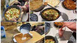 Thumbnail: Special treat for Husband || trending three milk cake & yummy nachos salad 