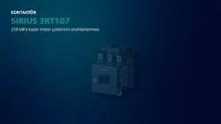 Thumbnail: SIRIUS 3RT107 KONTAKTÖR - 250 kW'a kadar motor yüklerinin anahtarlanması
